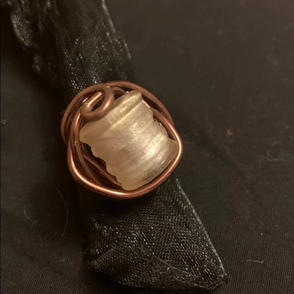 Ring with metal and stone